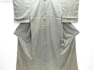 抽象模様縦節紬訪問着